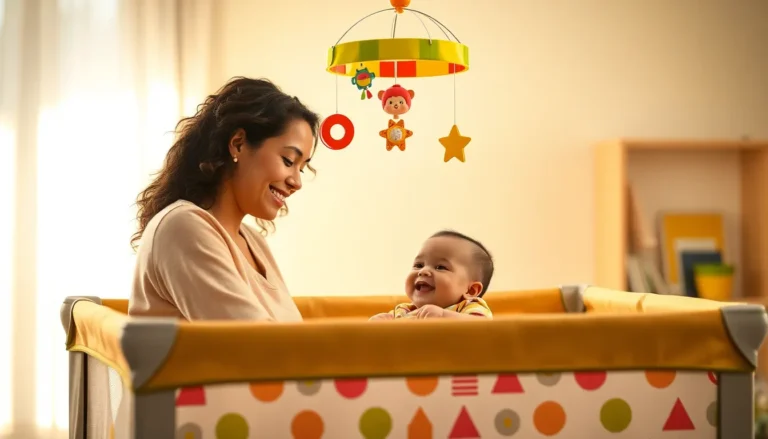 mobile for pack and play